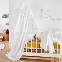 Балдахин Надкроватный из хлопчатобумажной газовой ткани Nola 50 x 260 см желтый LA REDOUTE INTERIEURS  фото, kupilegko.ru